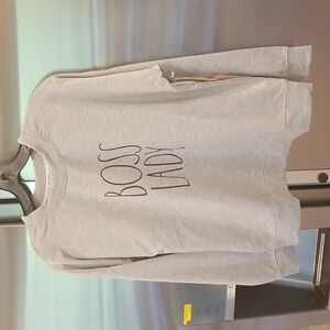 💕RAE DUNN💕 Boss Lady Graphic Sweatshirt XS NWT